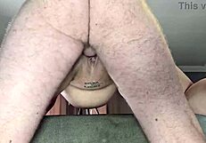 Chubby Brunette Whore Bent Over Big Pussy Doggystyle Creampie After Blowjob Handjob Fat Tits