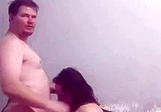 thick cock hunk wanna pound this ssbbw milf wife's huge tits and belly with cum covered blowjob? homemade fat fetish fuck