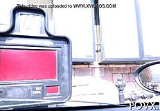 Hot teen babe craves hard cock for pov blowjob and sex