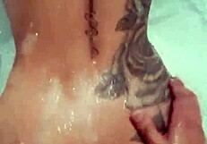 latina teen escort gives sloppy hotel hydro massage blowjob then spreads pussy for raw fuck