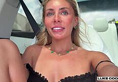 hey, bonnie blue's that sexy teen slut luke cooper picked up for rough car fuck in every position