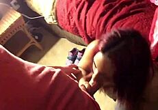 i watch this young ebony babe take it so deep down her throat