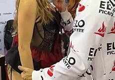 Katie Kush's Big Tits Tempt ELO Podcast Challenges Into Wild Casting Heat