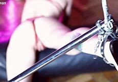 Captive Latina's Helpless Soles Bound In Heels For Foot Domination Tickling Moans