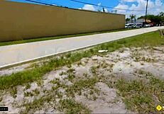 Thick Blonde MILF Bent Over Roadside for Curvy Pound