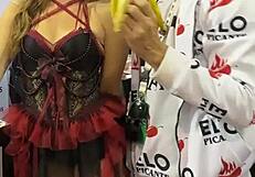 Katie Kush's Big Tits Tempt ELO Podcast Challenges Into Wild Casting Heat