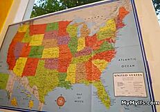 Campaign manager in heels and lingerie blows for votes