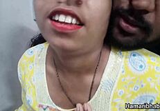 Hot Bhabhi Fucks Boyfriend Hard While Hubby Away Wet Pussy Pounded