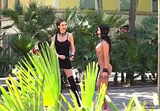 shit i'm that curvy euro babe flashing my fat tits and pussy bound on these bizarre streets