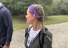 ever had hot outdoor public pussy sex at a rest stop with big tits big cock cumshot? 