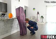 Sage Roux breeds stepsis deep in coffin. Selina Imai joins taboo creampie frenzy.