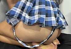 Hey hermanastro, wanna join this teen brunette couple for lingerie blowjob doggystyle transsexual lick?