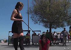 shit i'm that curvy euro babe flashing my fat tits and pussy bound on these bizarre streets