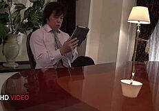 watch nanami hirose the naughty japanese milf wife suck cock then fuck passionately hard