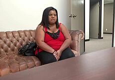 this fat ebony bbw from california screams in pain as that brutal interracial cock stretches her anal wide open