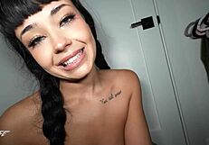 trapped in closet with naked stepsis beca barbie fucking rough pov don't let mom hear