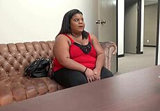 this fat ebony bbw from california screams in pain as that brutal interracial cock stretches her anal wide open