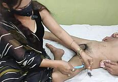 desi bahu massages susar's thick lund then begs chut fuck?