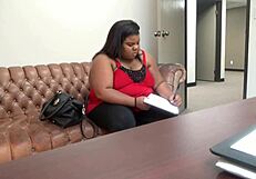 this fat ebony bbw from california screams in pain as that brutal interracial cock stretches her anal wide open