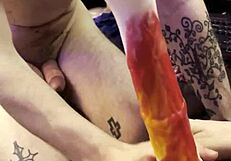 Femdom Strapon Domination Deepthroat Cock Sucking Assault.