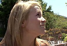 Blonde milf bent over in lingerie takes doggystyle assfucking from mother-in-law