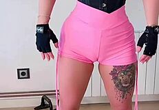 Blonde bombshell's workout turns into deepthroat cowgirl creampie frenzy