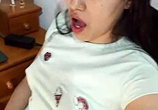 hey horny latina maquinasperfectas masturbates squirting cum just for you so damn wet