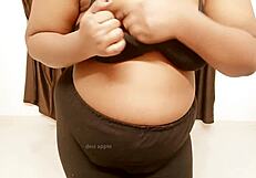 my sexy indian jharkhand girl's big tits make me crave her curves