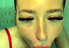 horny british teen slut masturbates squirts on webcam solo