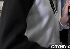 this old fat russian dude drills my young teen pussy so deep pov