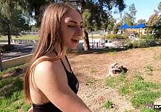 Ever wonder if Penelope Kay can handle anal, deepthroat, and squirt on her first casting?