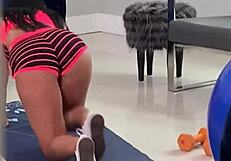 stretching stepsis tight pussy during yoga pov fuck