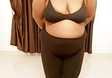 my sexy indian jharkhand girl's big tits make me crave her curves