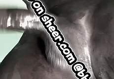 Sluts Cream for Thick Big Black Cock Freak Close-Up Oiled