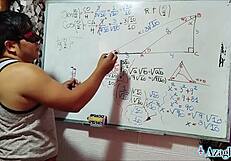 19yo nerd student bangs teacher with trigonometry sex angles