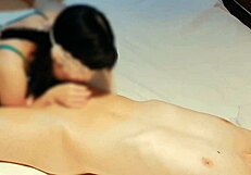 Slim Cute Wife Green Lingerie Blowjob Milks Cum