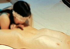 Slim Cute Wife Green Lingerie Blowjob Milks Cum