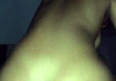 curvy amateur cowgirl accidental creampie riding fail