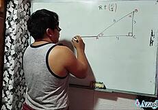 19yo nerd student bangs teacher with trigonometry sex angles