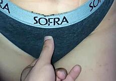 Cute Sexy Latina 18+ Belly Button Fingering Massage Close-Up