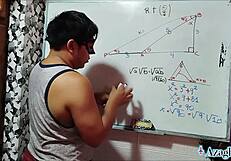 19yo nerd student bangs teacher with trigonometry sex angles