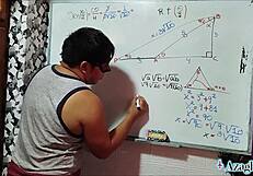 19yo nerd student bangs teacher with trigonometry sex angles