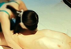 Slim Cute Wife Green Lingerie Blowjob Milks Cum