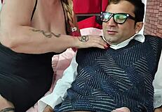 StepMom Catches Me Jerking Fills Her Pussy