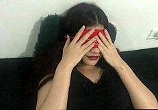 Blindfolded Stepsis Gets Latina Petite Creampie Ride From Stud