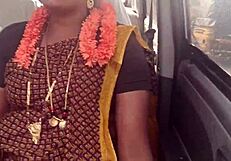 stepmom stepson car fuck with dirty telugu talks on long drive