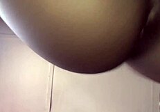 Daddy strokes hard for teen pussy close up.