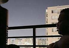 my best friend's boyfriend's cock gets balcony blowjob from braces latina nysdel