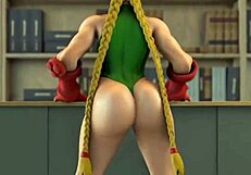 cammy fights yuri's futanari cock in redmoa spanish sub clash?