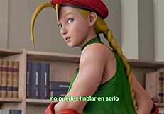 cammy fights yuri's futanari cock in redmoa spanish sub clash?